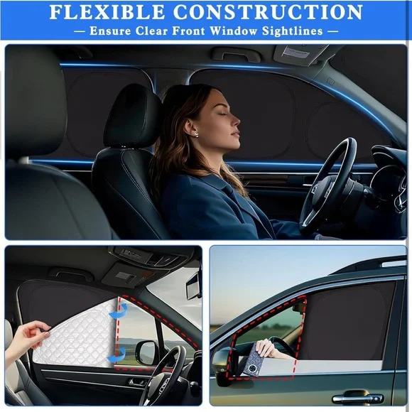 Car🚙Window Custom Sun☀️Shades Outback 2020-2024 Full Set for Total Blackout - Picture 5 of 10